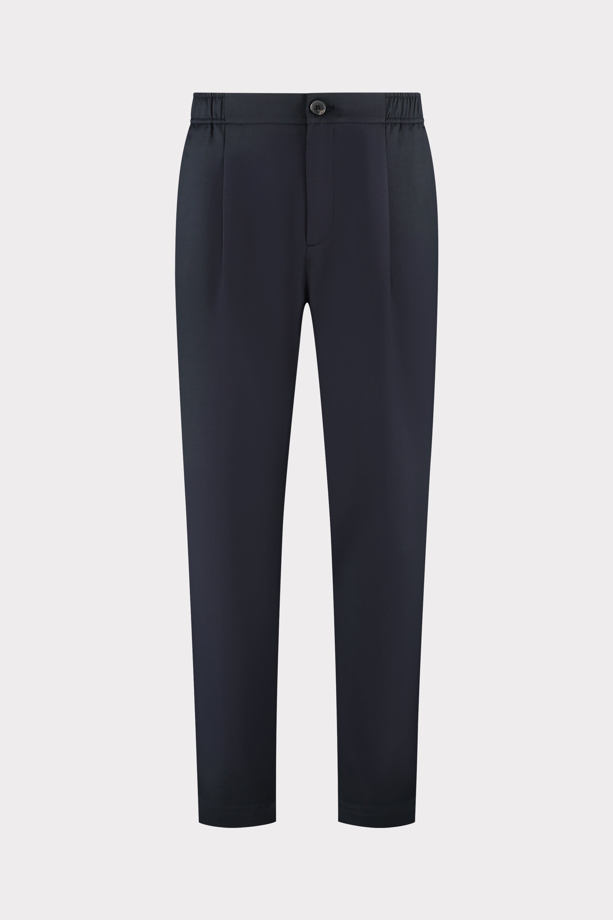 Luscento Wool Blend Trouser Navy
