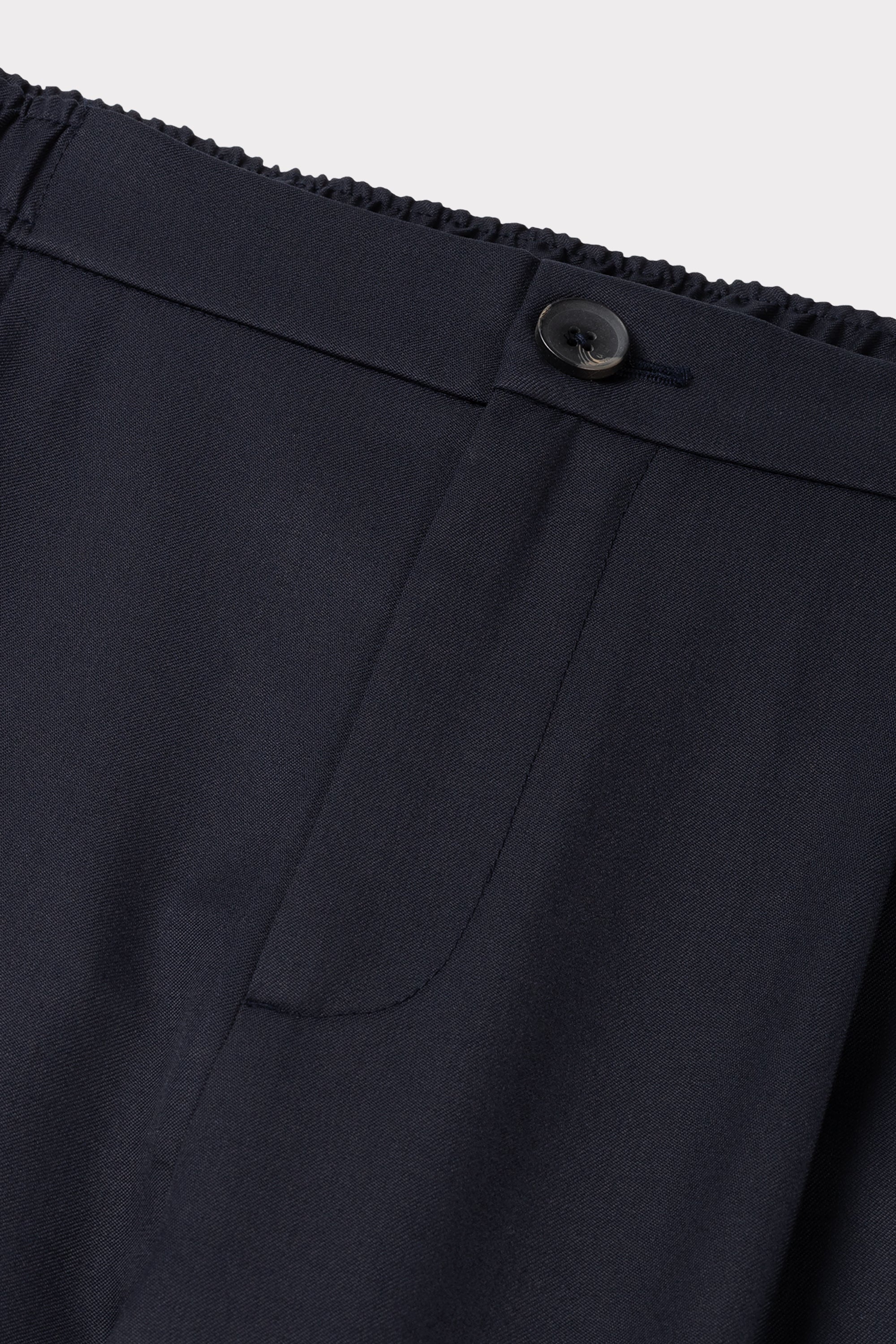 Luscento Wool Blend Trouser Navy