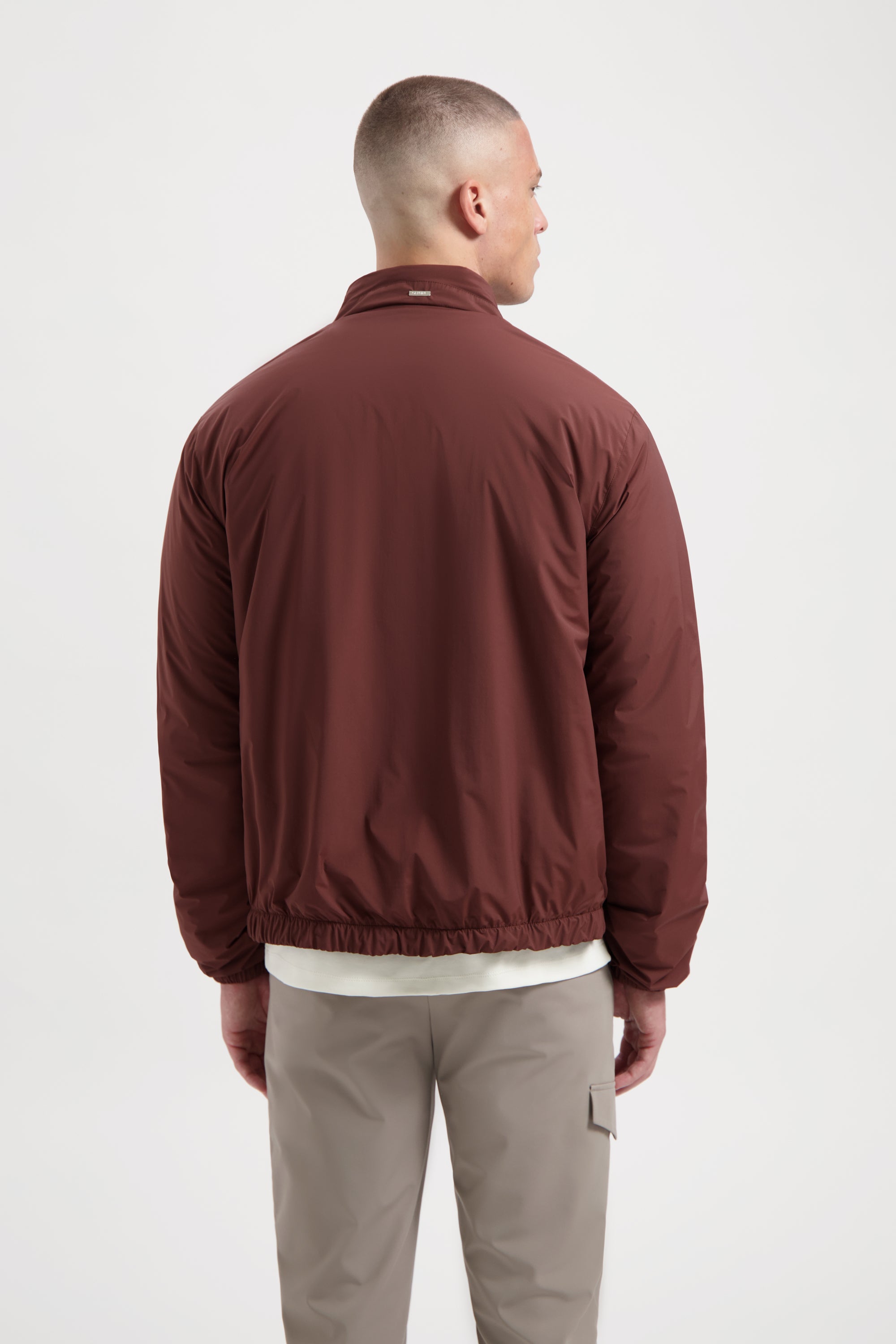 Wind Bomber Jacket - Burgundy 2